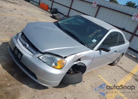 2002 Honda Civic Lx from USA, damaged, VIN 1HGEM22602L005855
